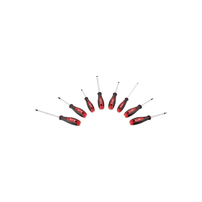 Milwaukee 48-22-2718 8pc Screwdriver Kit w/ Square - Image 2