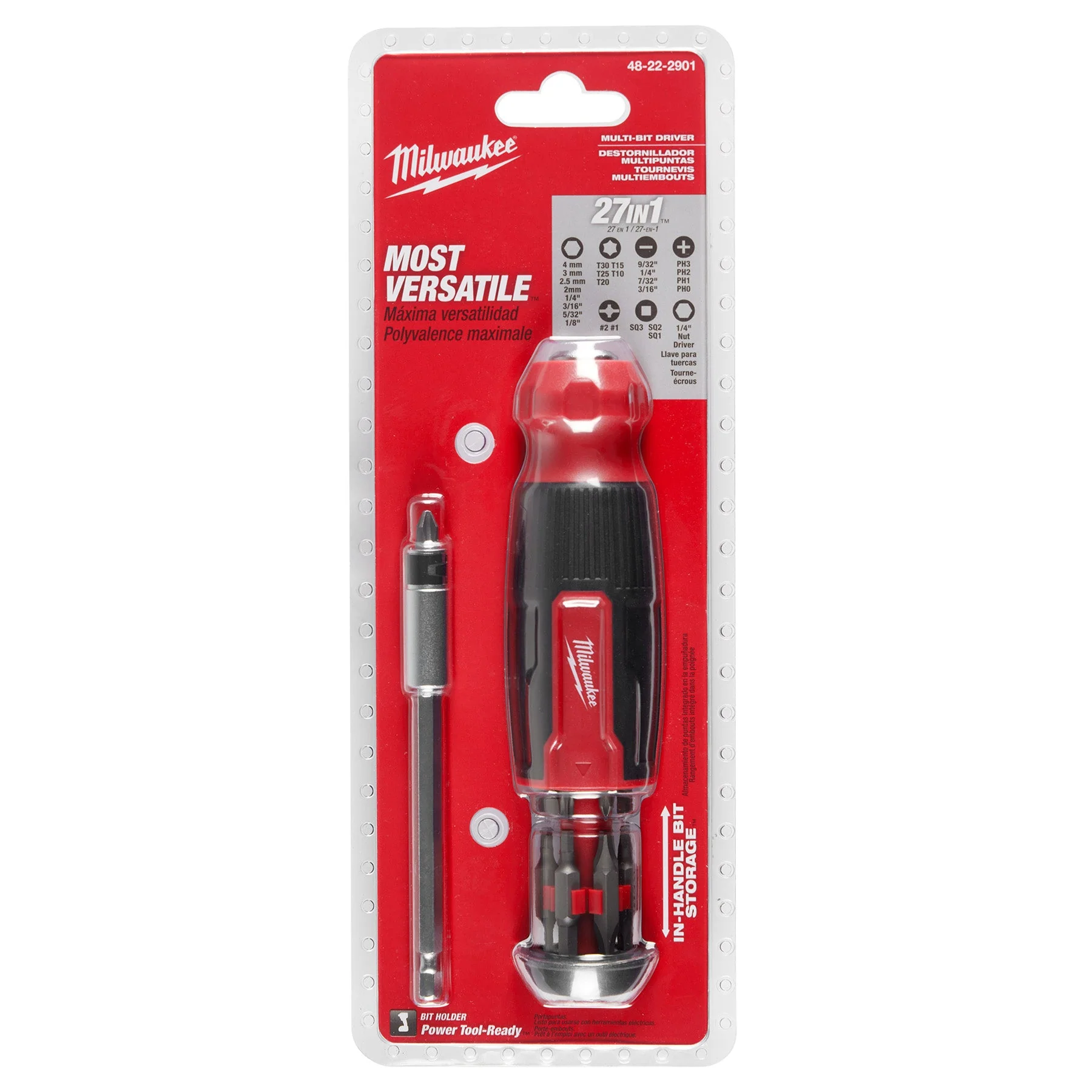 Milwaukee 48-22-2901 27-in-1 Multi-Bit Screwdriver - Image 4