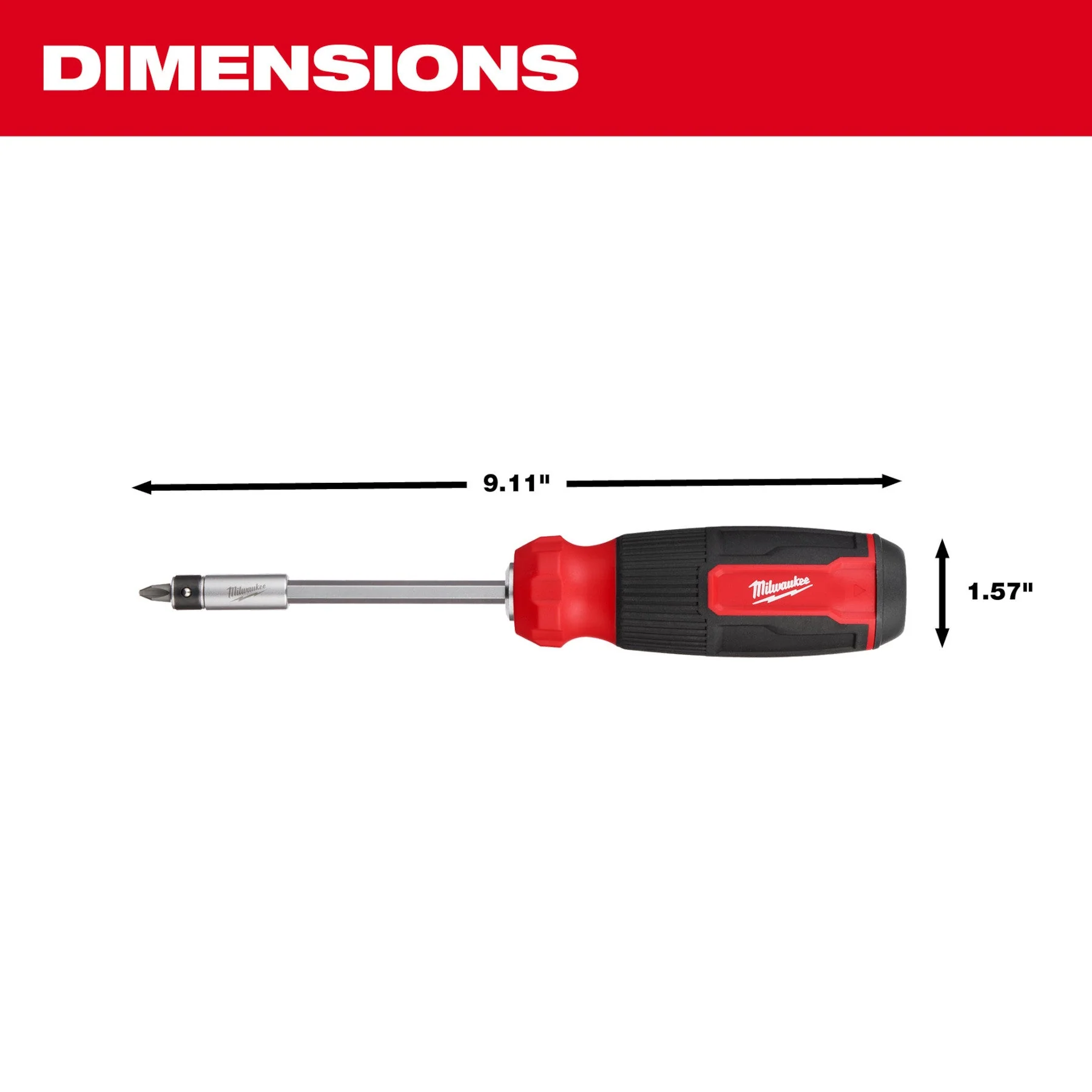 Milwaukee 48-22-2901 27-in-1 Multi-Bit Screwdriver - Image 8