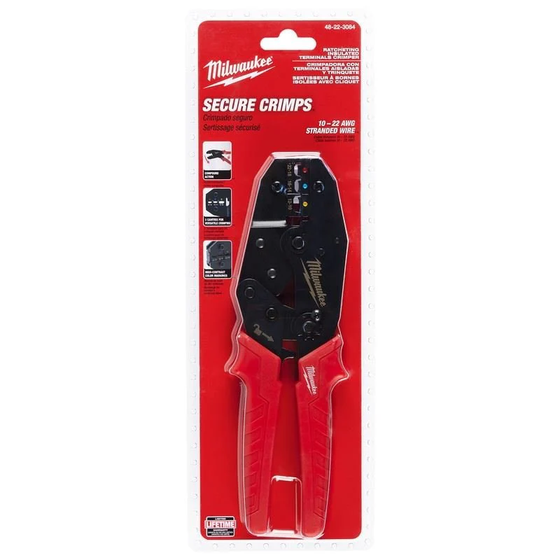 Milwaukee 48-22-3084 Ratcheting Insulated Terminals Crimper - Image 6