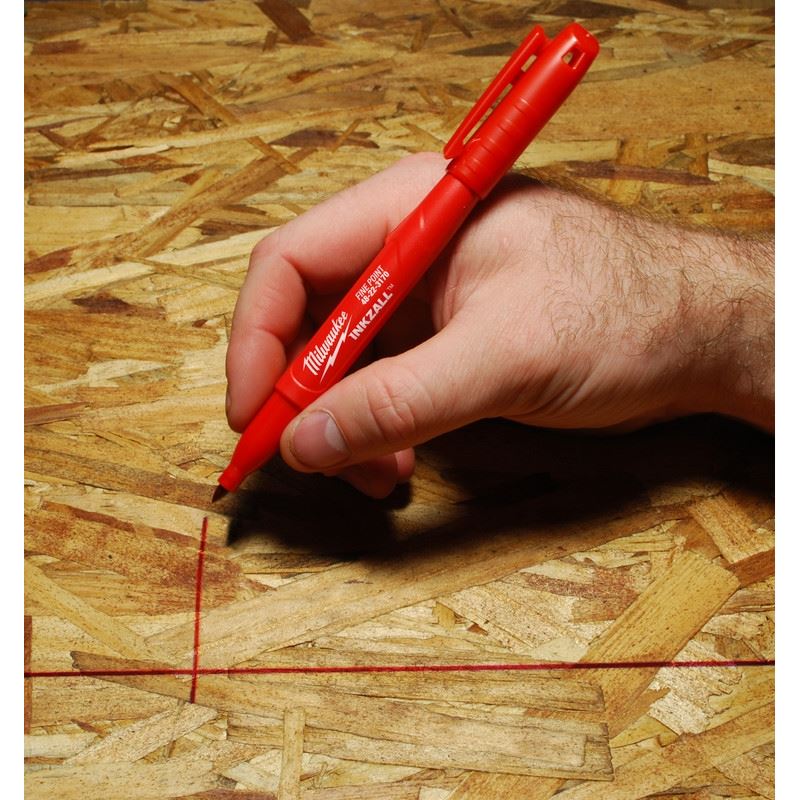 Milwaukee 48-22-3170 Red INKZALL Fine Point Jobsite Marker -1 PK - Image 3