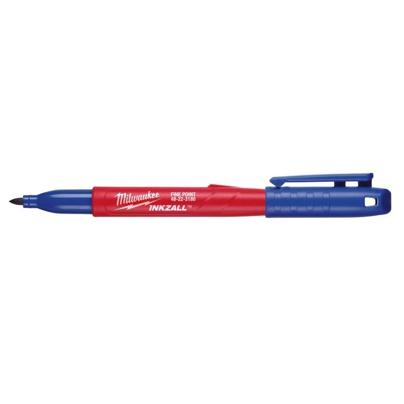 Milwaukee 48-22-3180 Blue INKZALL Fine Point Jobsite Marker -1 PK - Image 2