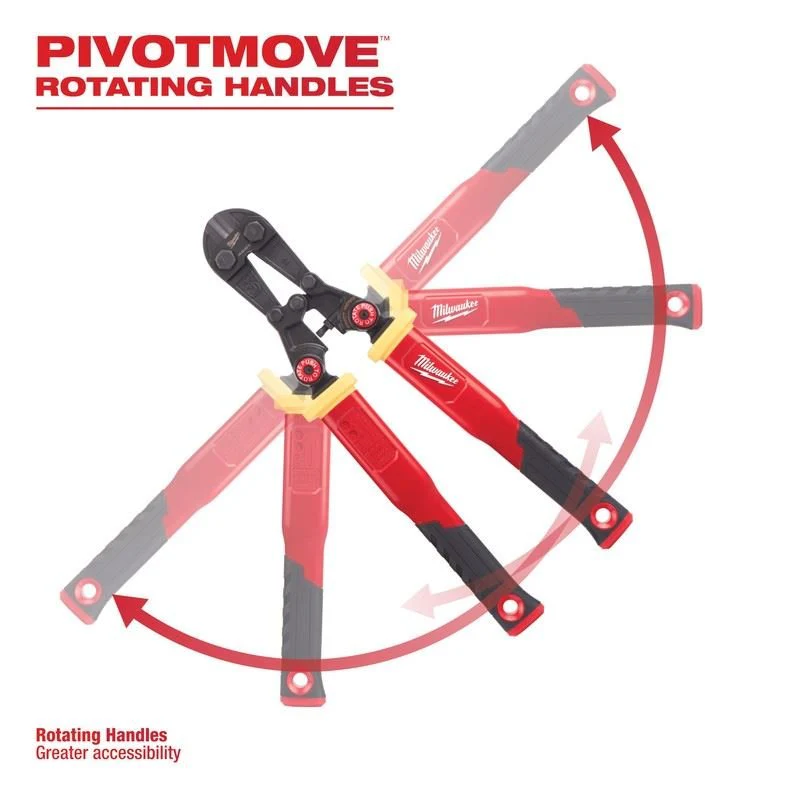 Milwaukee 48-22-4218 Fiberglass Bolt Cutter with PIVOTMOVE Rotating Handles - Image 10