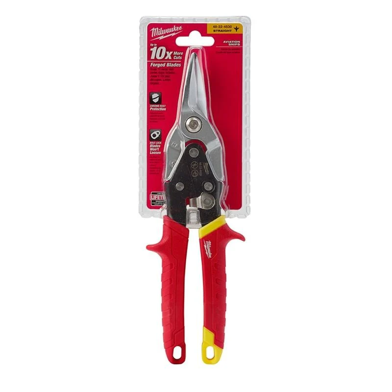 Milwaukee 48-22-4530 Straight Cutting Aviation Snips - Image 2