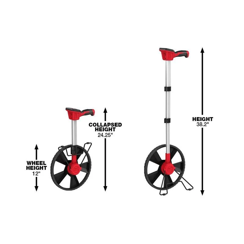 Milwaukee 48-22-5112 12 in Digital Measuring Wheel - Image 6