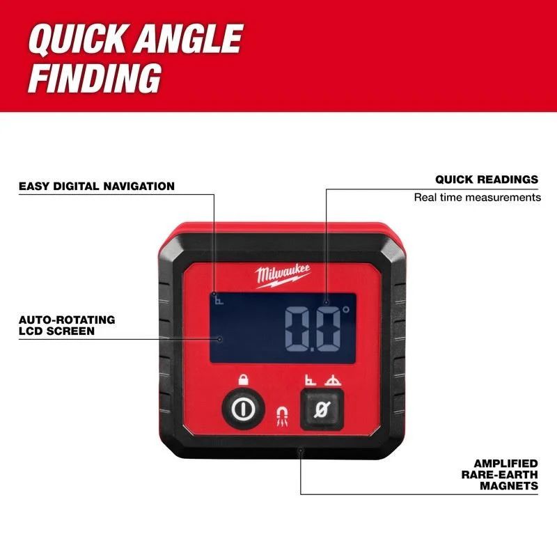 Milwaukee 48-22-5602 Digital Angle Gauge - Image 6