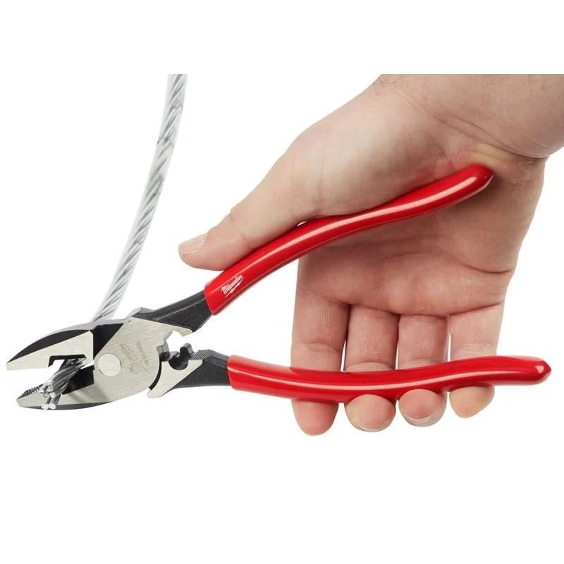 Milwaukee 48-22-6500 High-Leverage Lineman's Pliers with Crimper - Image 2