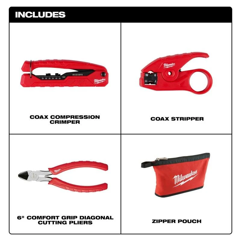 Milwaukee 48-22-8103 Coax Install Kit - Image 2
