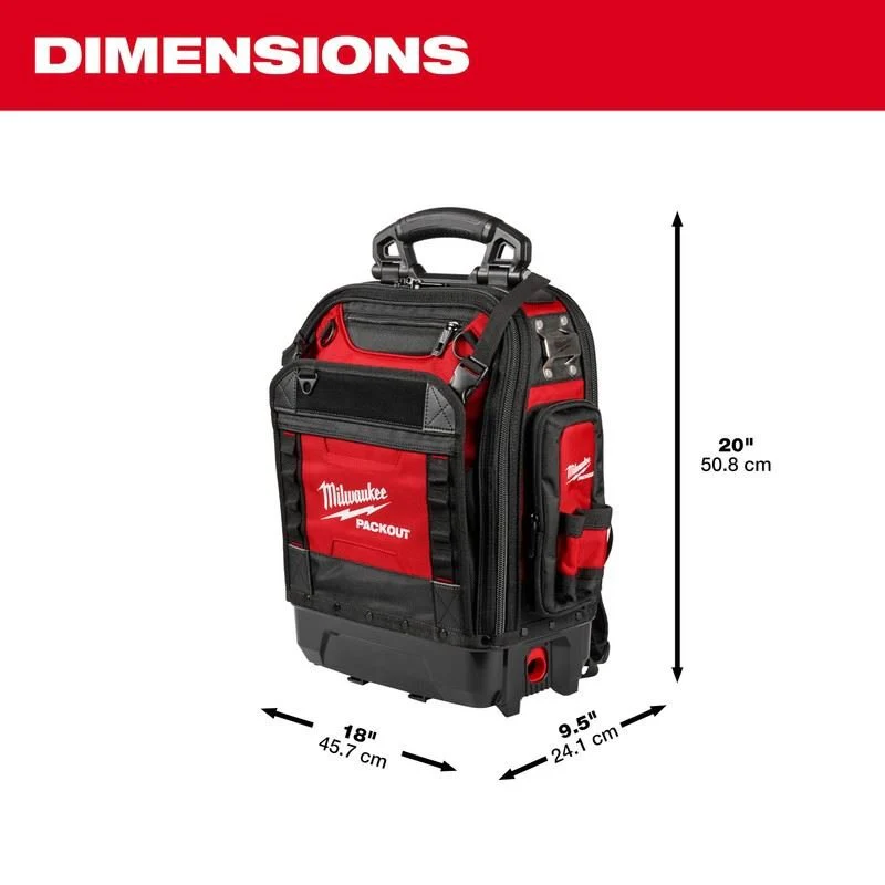 Milwaukee 48-22-8303 PACKOUT Structured Backpack - Image 13