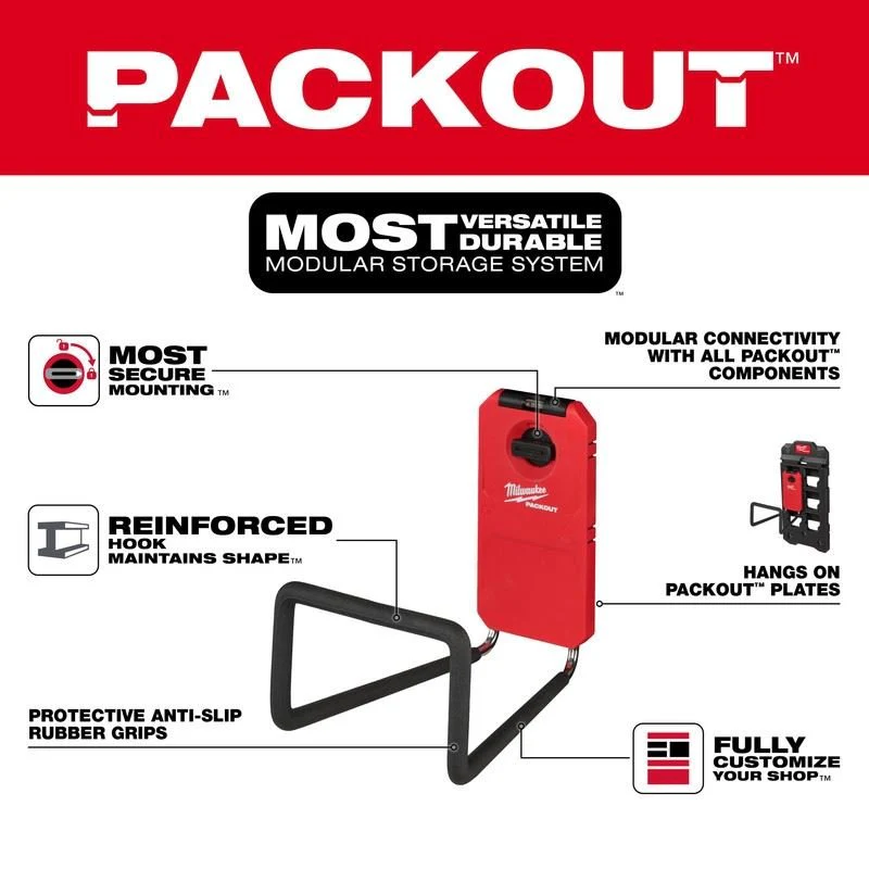 Milwaukee 48-22-8332 PACKOUT Wide Hook - Image 7