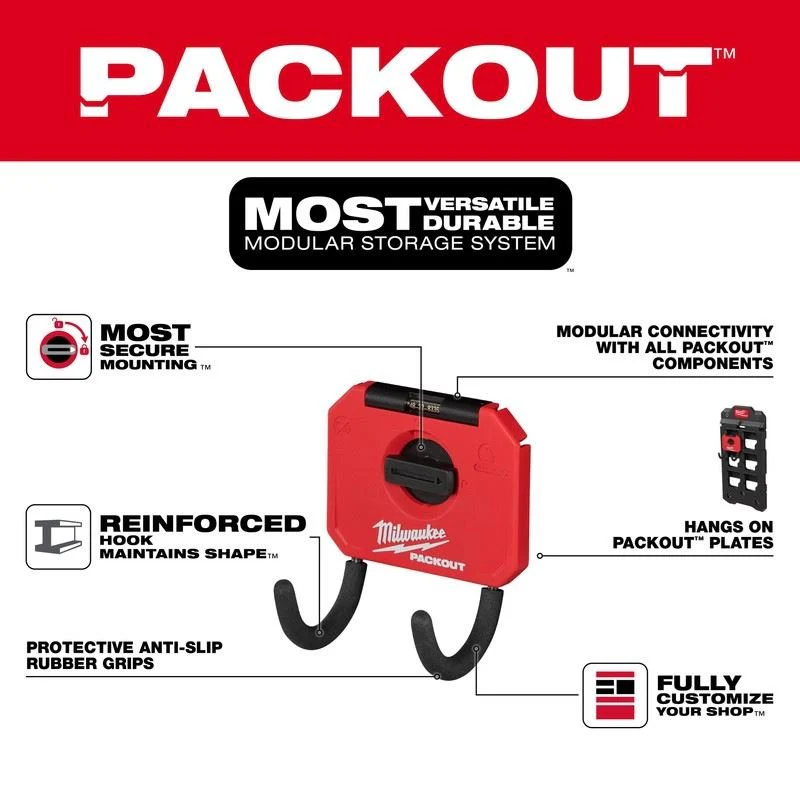 Milwaukee 48-22-8335 PACKOUT 3in Curved Hook - Image 7