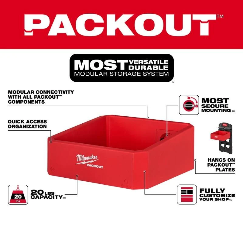 Milwaukee 48-22-8347 PACKOUT Compact Shelf - Image 8