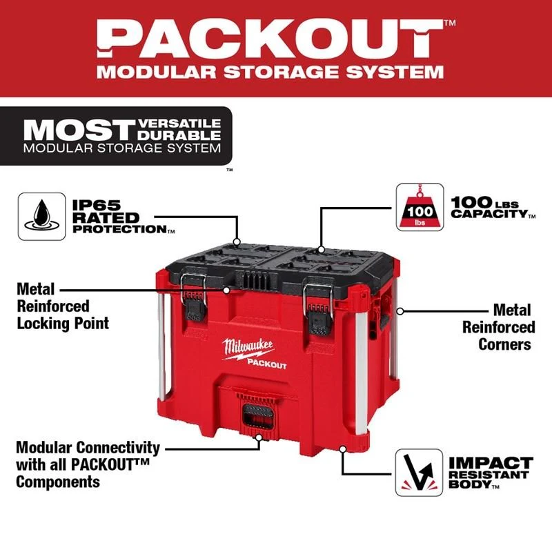 Milwaukee 48-22-8429 PACKOUT XL Tool Box - Image 5