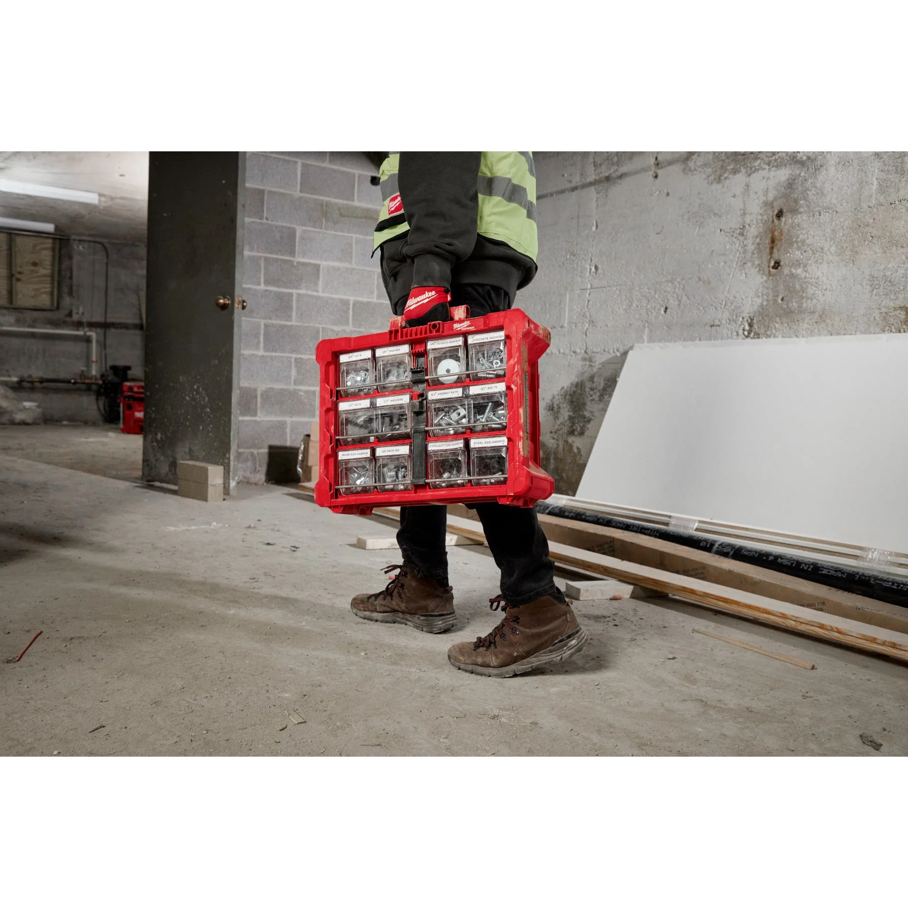 Milwaukee 48-22-8433 PACKOUT™ Tilt Bin Organizer - Image 13