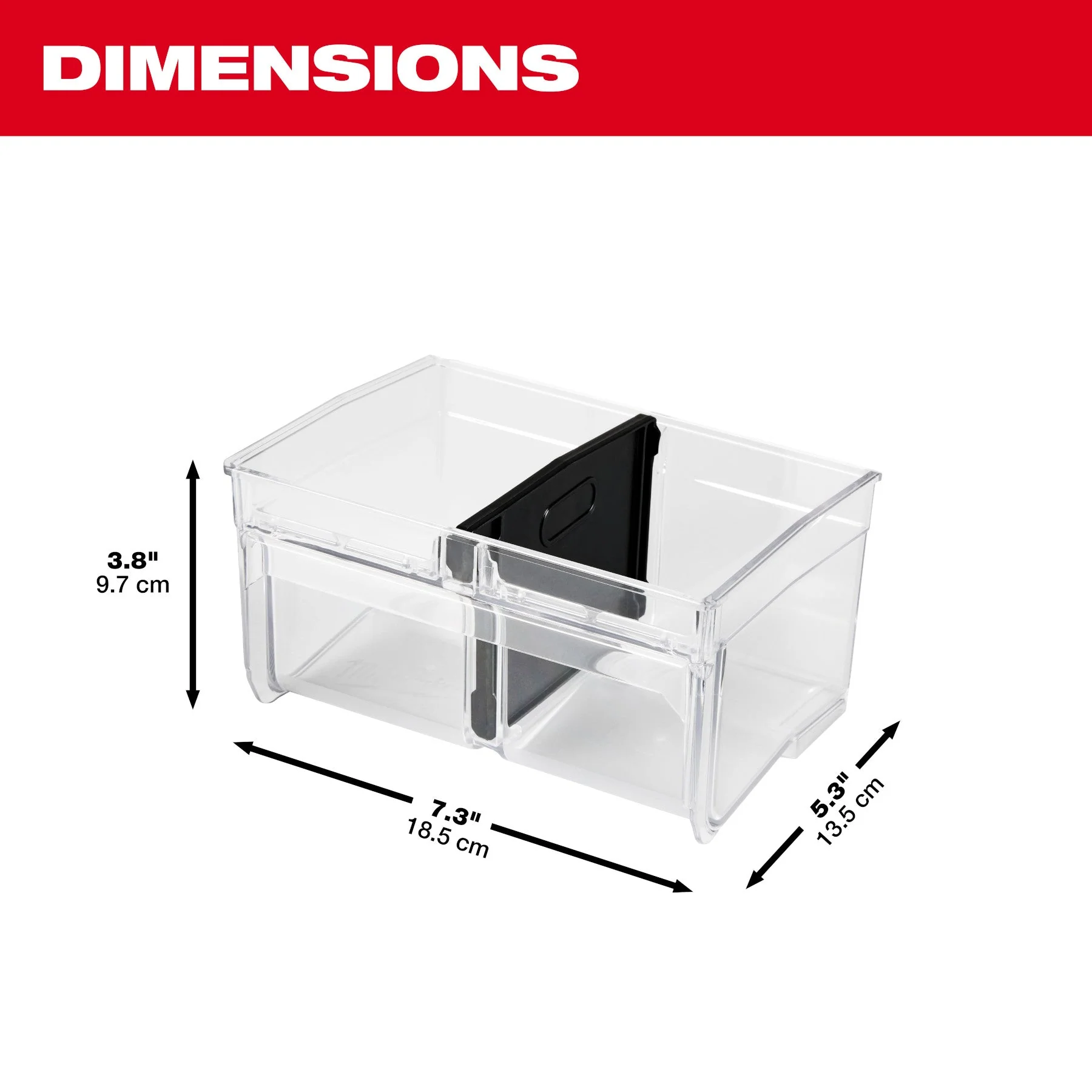 Milwaukee 48-22-8434 Large Bin for PACKOUT™ Tilt Bin Organizer - Image 2