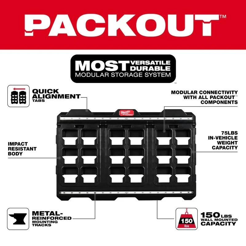 Milwaukee 48-22-8497 PACKOUT Large Wall Plate - Image 10