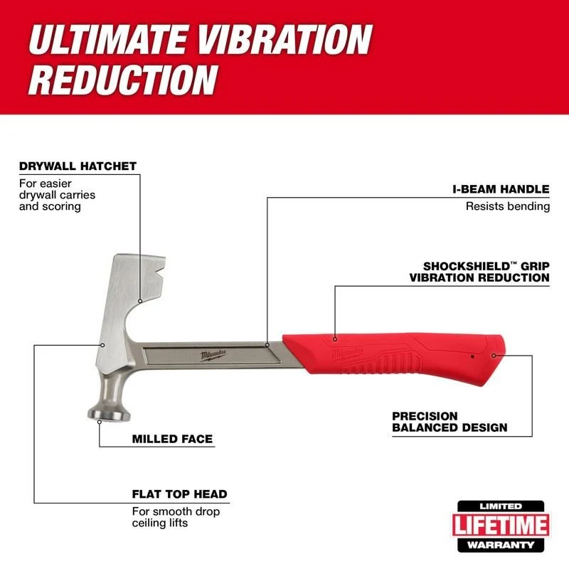 Milwaukee 48-22-9060 15oz Drywall Hammer - Image 10