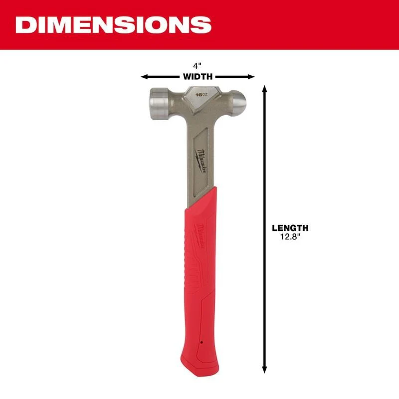 Milwaukee 48-22-9130 16oz STEEL BALL PEEN HAMMER - Image 10