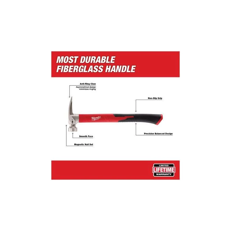 Milwaukee 48-22-9316B Pry Bar and 19oz Hammer Combo - Image 4