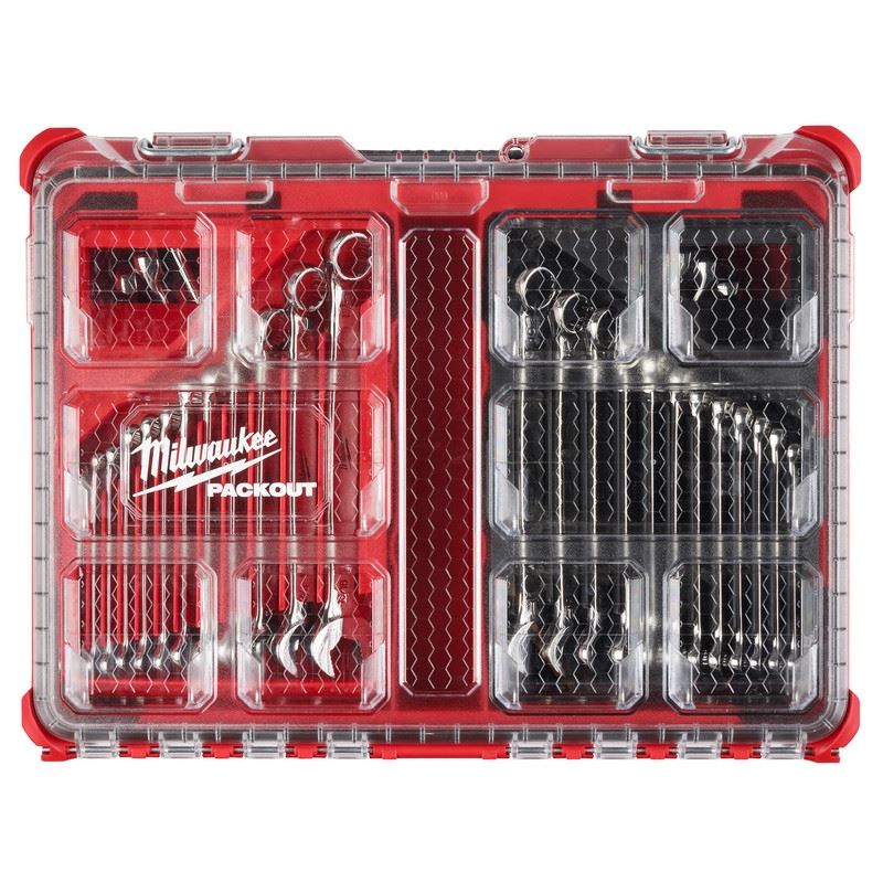 Milwaukee 48-22-9485 30pc Metric and SAE Combination Wrench Set with PACKOUT Organizer - Image 5