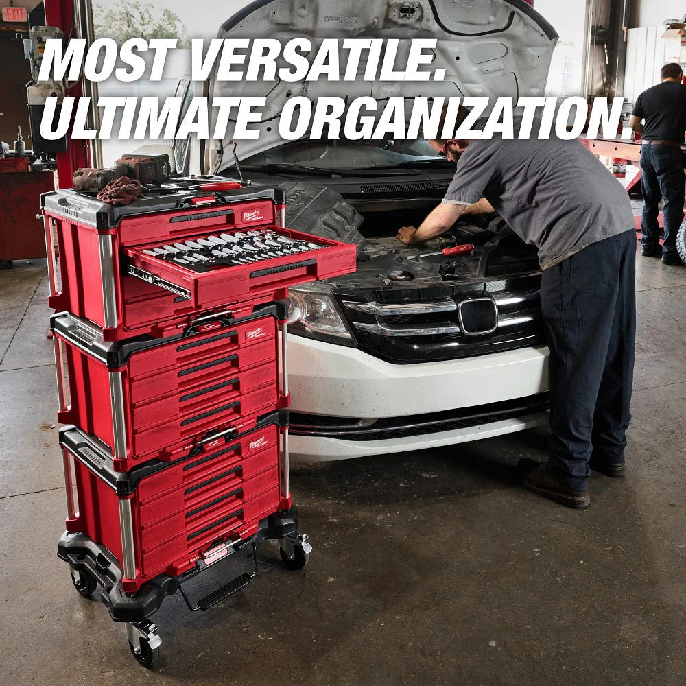 Milwaukee 48-22-9493 64pc. Hand Tool Set with PACKOUT™ 4 Drawer Tool Box - Image 3