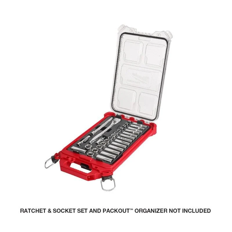 Milwaukee 48-22-9508 3/8in Drive 32pc Ratchet and Socket Set - Metric - Image 7