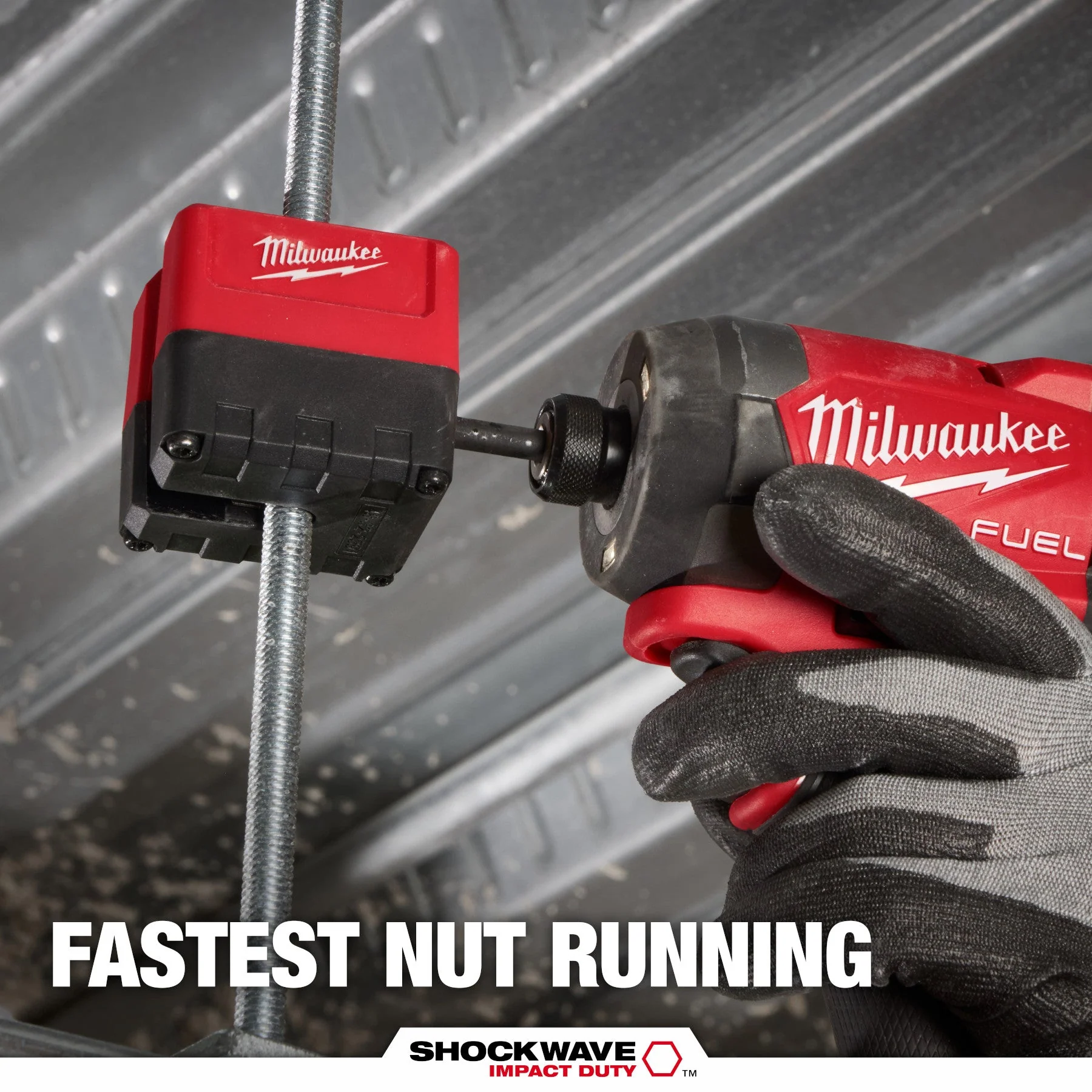 Milwaukee 48-32-2391 SHOCKWAVE™ Impact Duty 3/8" Threaded Rod Nut Runner - Image 20