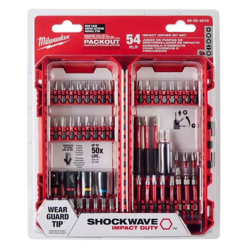 Milwaukee 48-32-4010 SHOCKWAVE Impact Duty Driver Bit Set- 54PC - Image 2