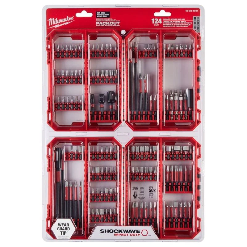 Milwaukee 48-32-4034 SHOCKWAVE Impact Duty Driver Bit Set- 124PC - Image 3