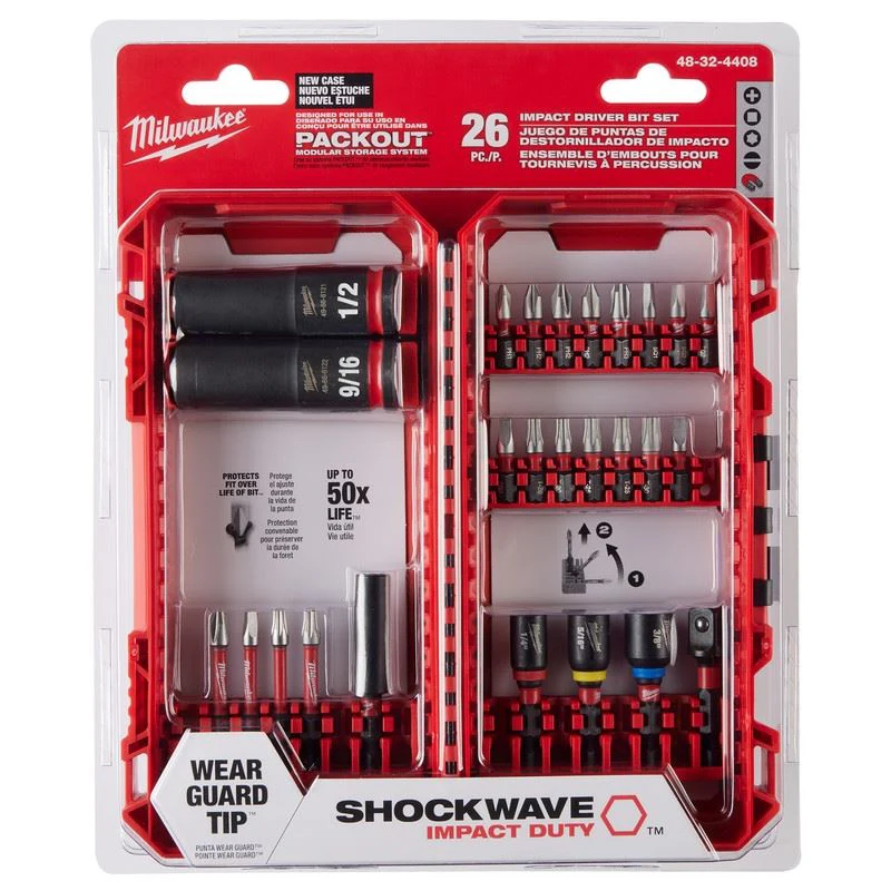 Milwaukee 48-32-4408 SHOCKWAVE Impact Duty Drive & Fasten Set - 26PC - Image 2