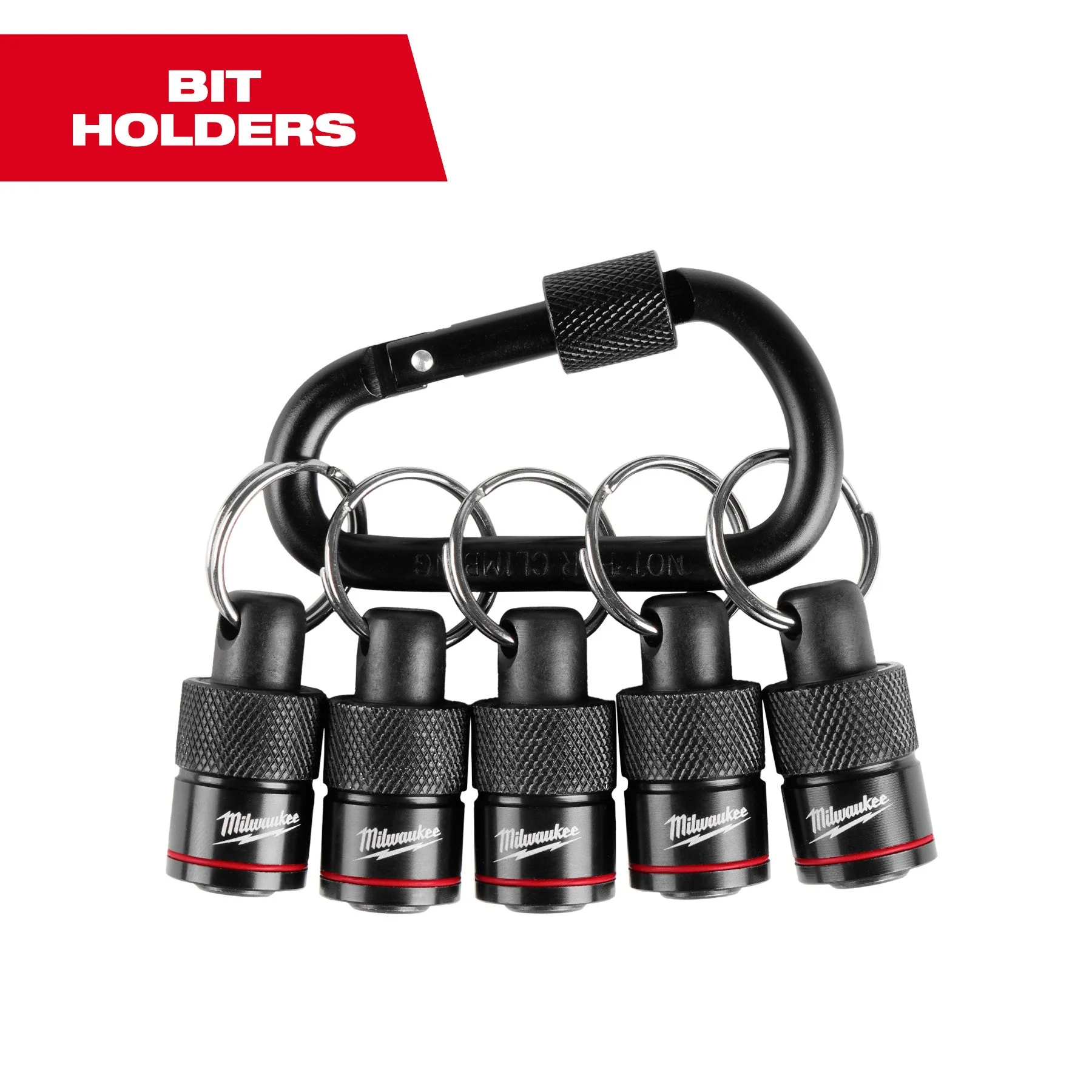 Milwaukee 48-32-4537 5PC Bit Holder with Carabiner - Image 3
