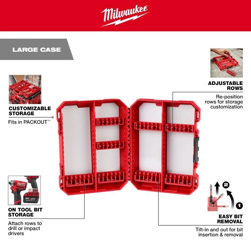 Milwaukee 48-32-9922 Customizable Large Case for Impact Driver Accessories - Image 7