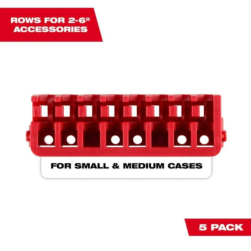 Milwaukee 48-32-9933 Small and Medium Case Rows for Impact Driver Accessories 5PK - Image 3