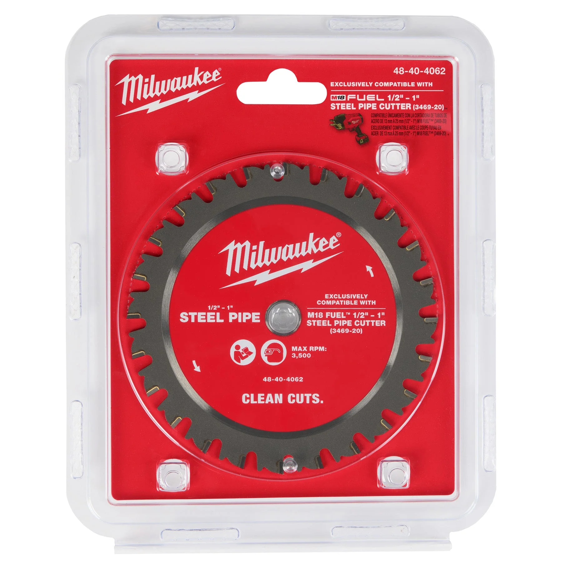 Milwaukee 48-40-4062 1/2” – 1” Steel Pipe Cutting Blade - Image 5