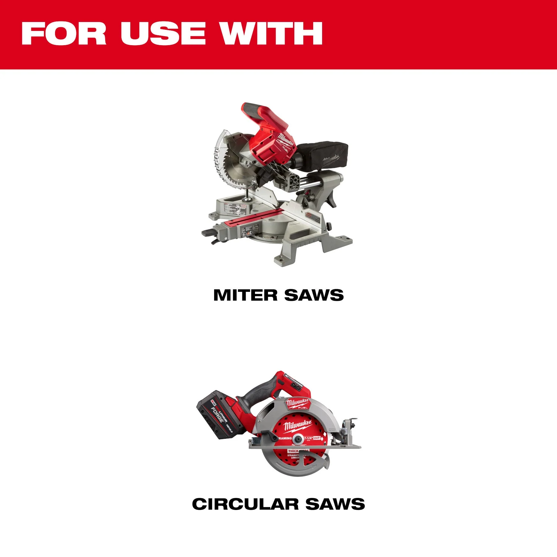 Milwaukee 48-41-0750 7-1/4” 24T NITRUS™ Carbide Framing & Demolition Circular Saw Blade - Image 6