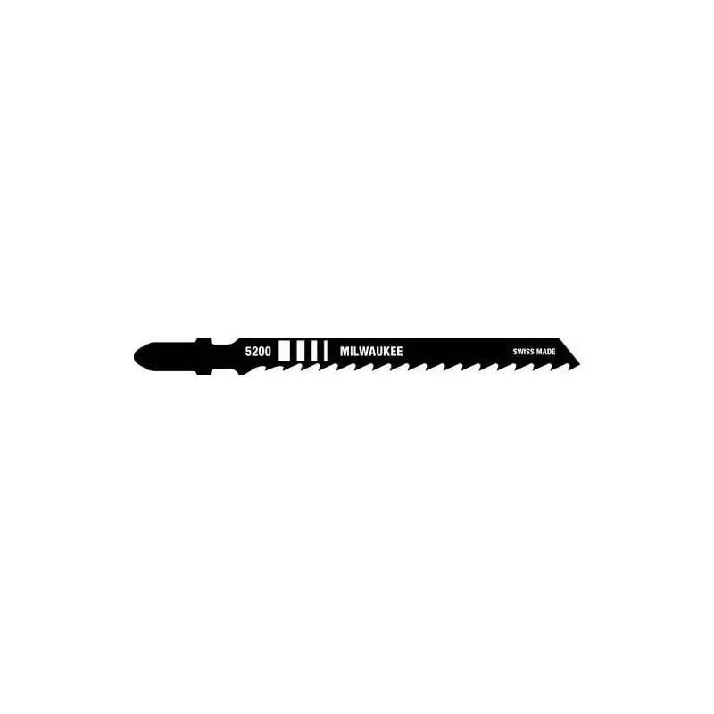 Milwaukee 48-42-5200 4"" 6 TPI High Carbon Steel Jig Saw Blade (5 PK)