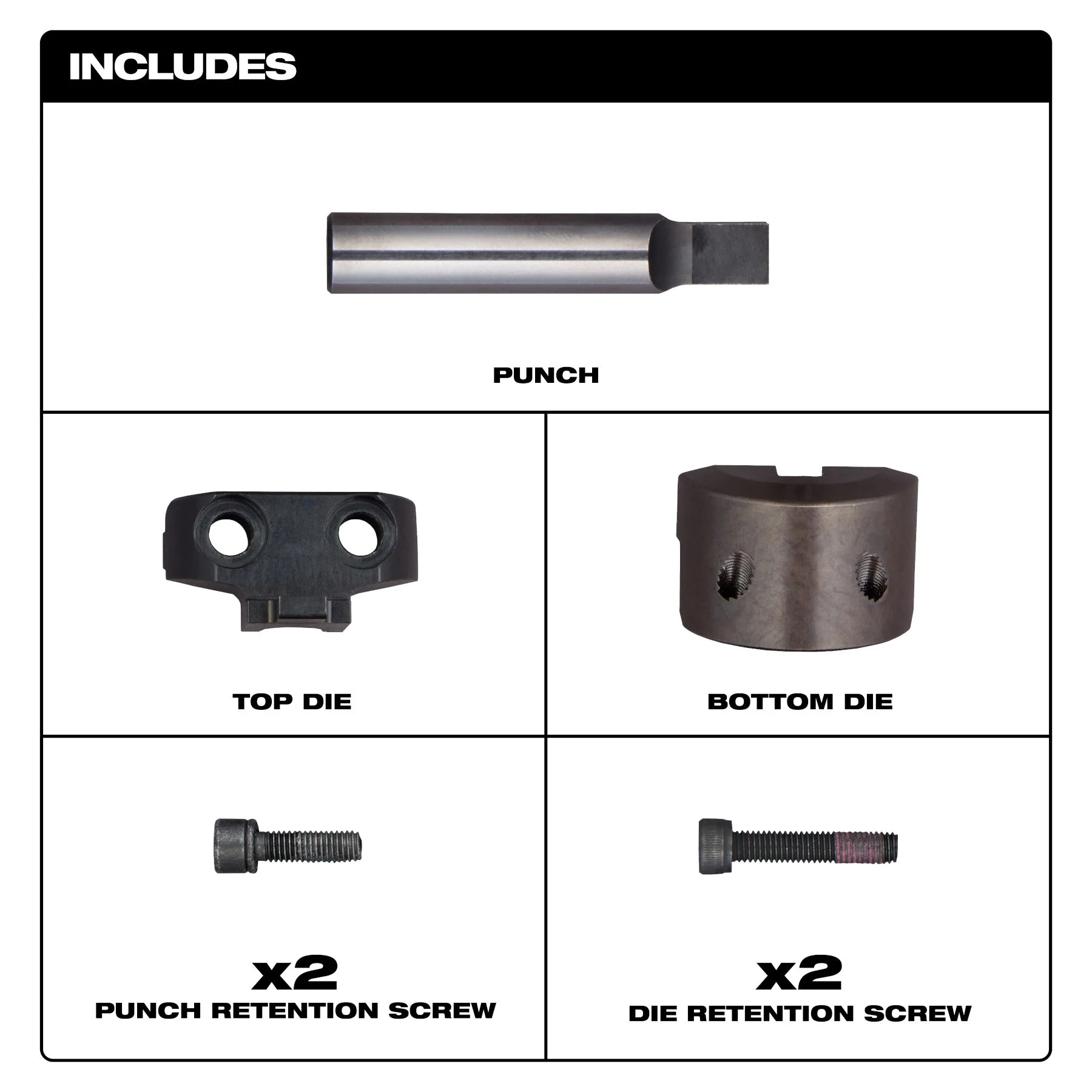 Milwaukee 48-44-0274 M18 10Ga Nibbler Punch & Die Set - Image 3