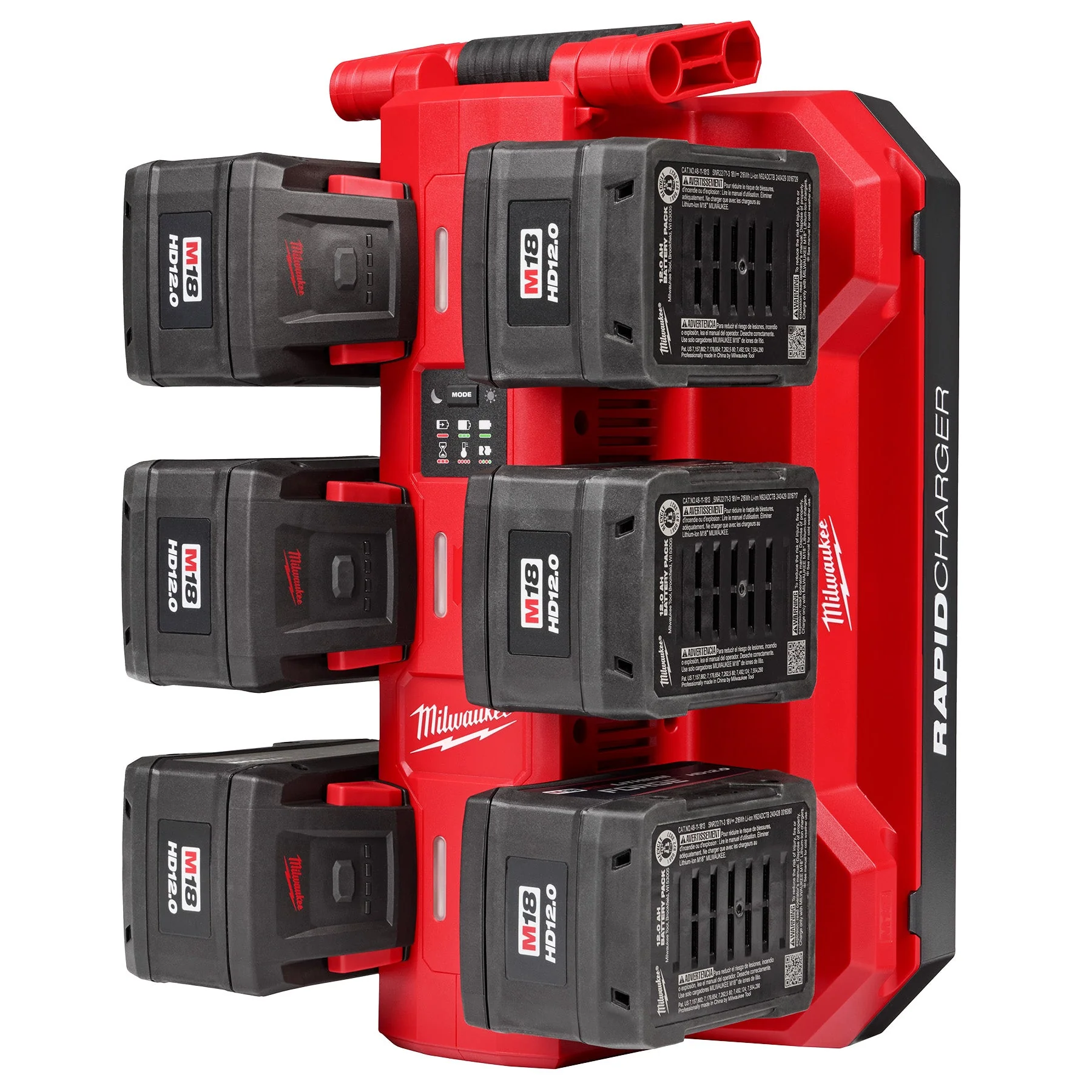 Milwaukee 48-59-1817 M18™ Six Bay Daisy Chain Rapid Charger - Image 18