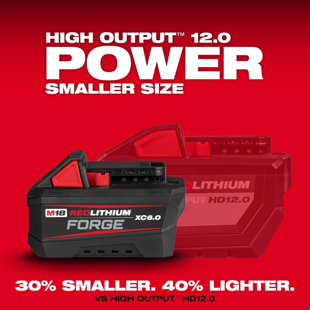 Milwaukee 48-59-1866 M18™ Dual Bay Super Charger Starter Kit with 2 XC 6.0 FORGE™ Batteries - Image 6