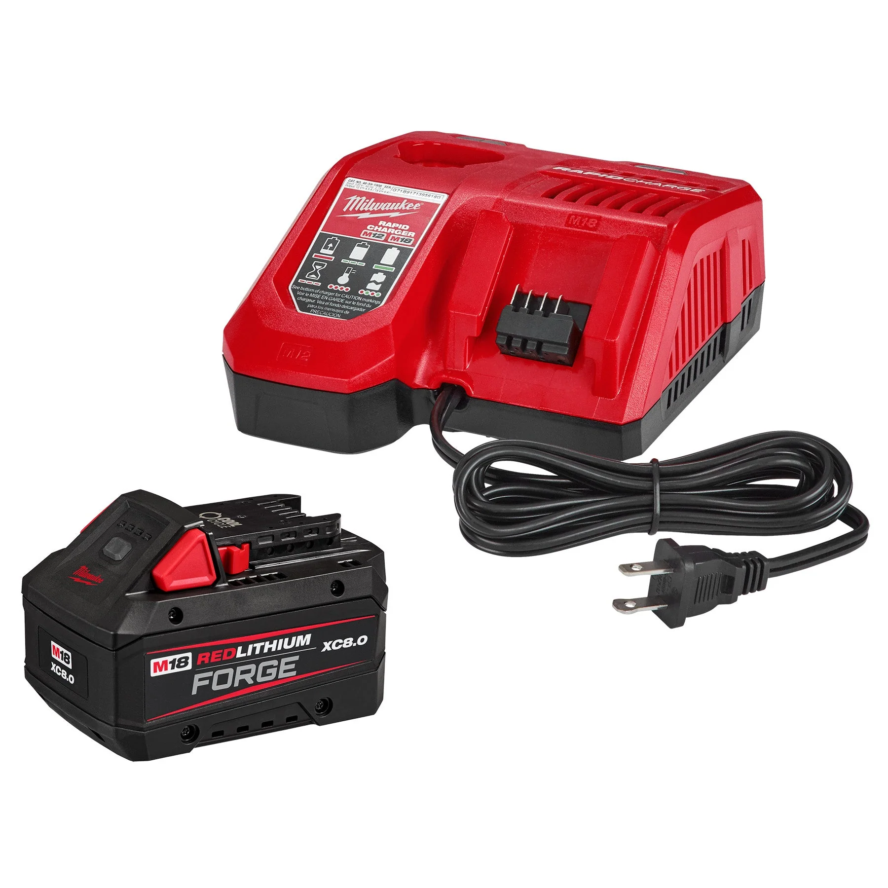 Milwaukee 48-59-1881 M18™ REDLITHIUM™ FORGE™ XC8.0 Starter Kit - Image 2