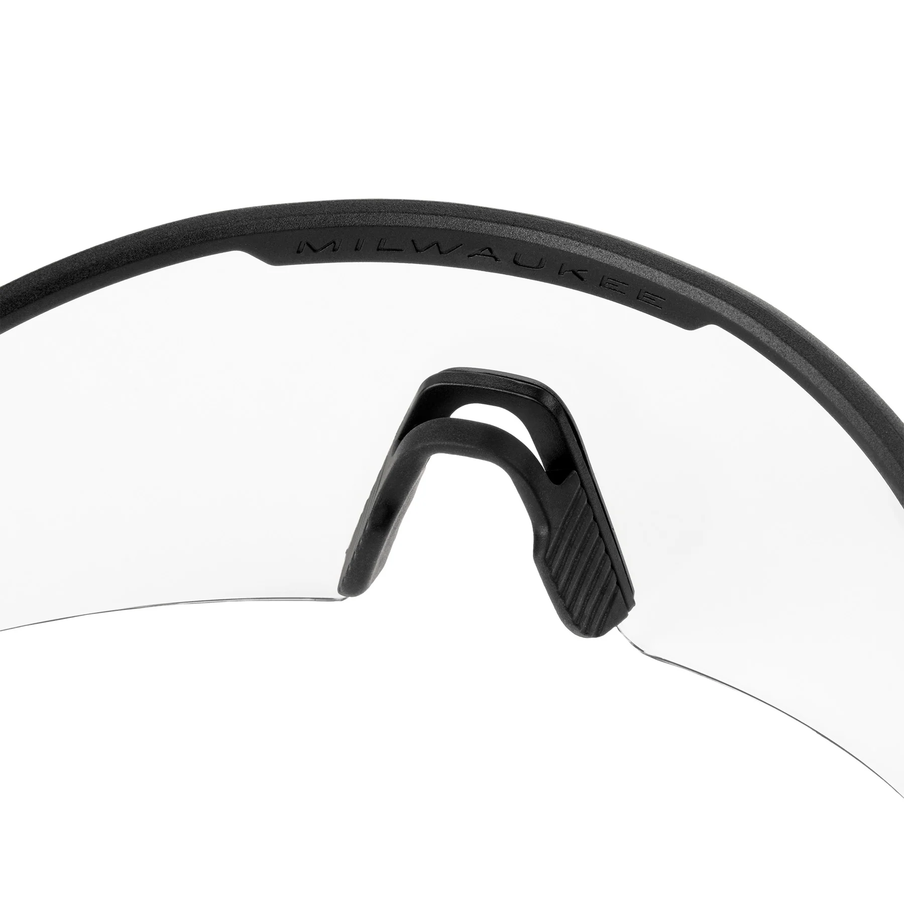 Milwaukee 48-73-2505 Wrap Around Safety Glasses - Clear Anti-Scratch Lenses - Image 2