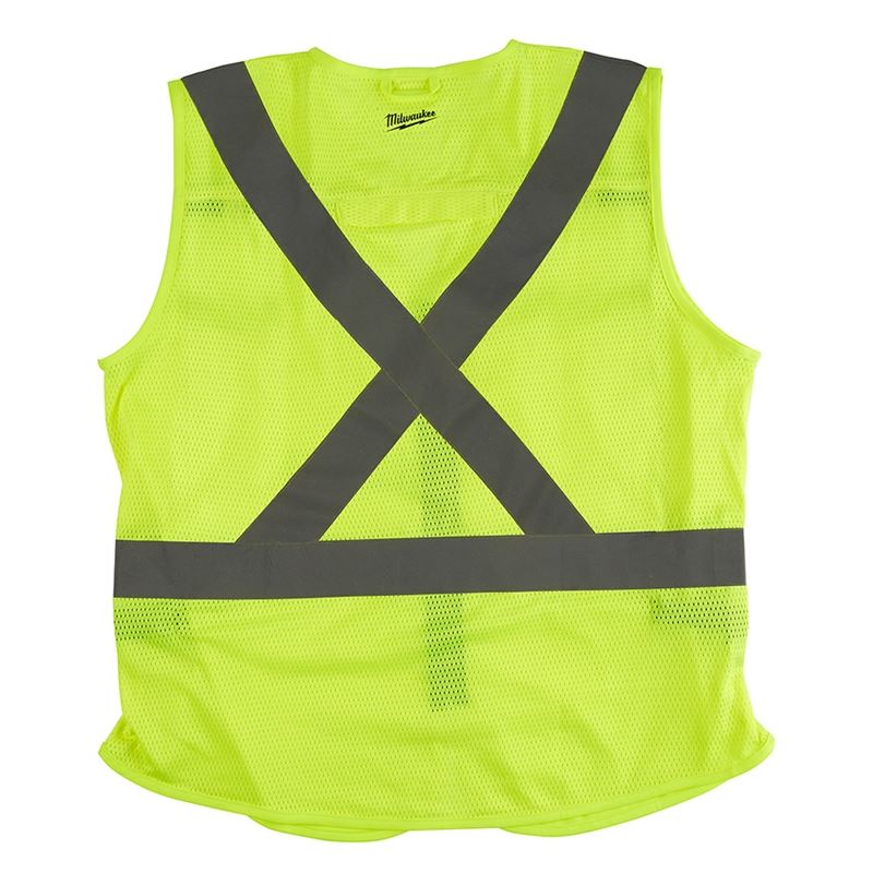 Milwaukee 48-73-5062 High Visibility Yellow Safety Vest - L/XL (CSA) - Image 2
