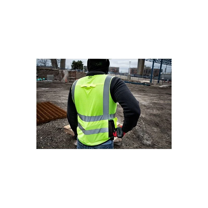 Milwaukee 48-73-5092 High Visibility Orange Performance Safety Vest - L/XL (CSA) - Image 6