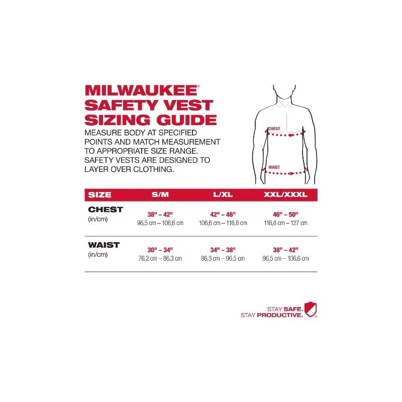 Milwaukee 48-73-5092 High Visibility Orange Performance Safety Vest - L/XL (CSA) - Image 9