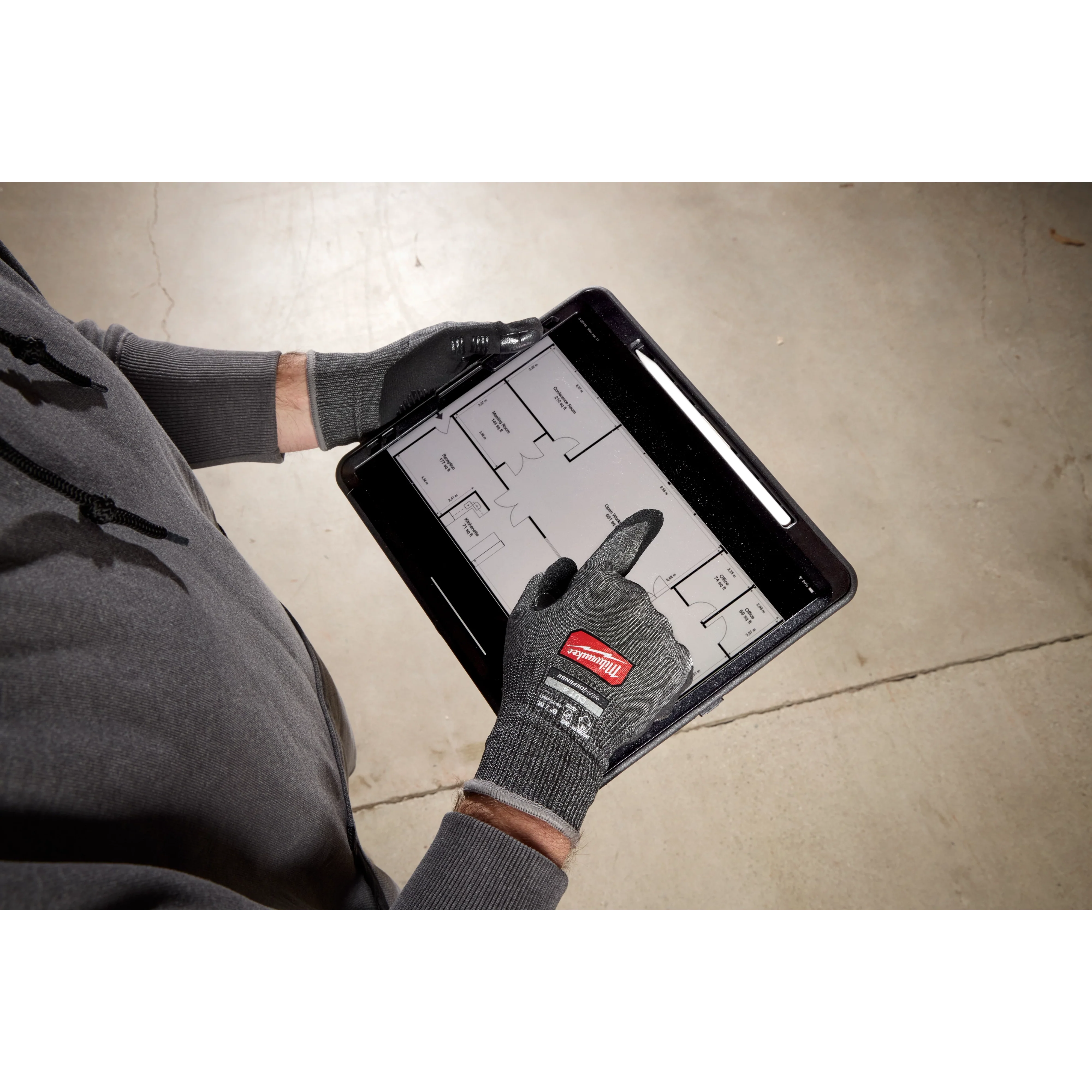Milwaukee 48-73-6940 Cut Level 4 High Dexterity Nitrile Dipped Gloves with WEAR-DEFENSE™ Protection - Small - Image 7