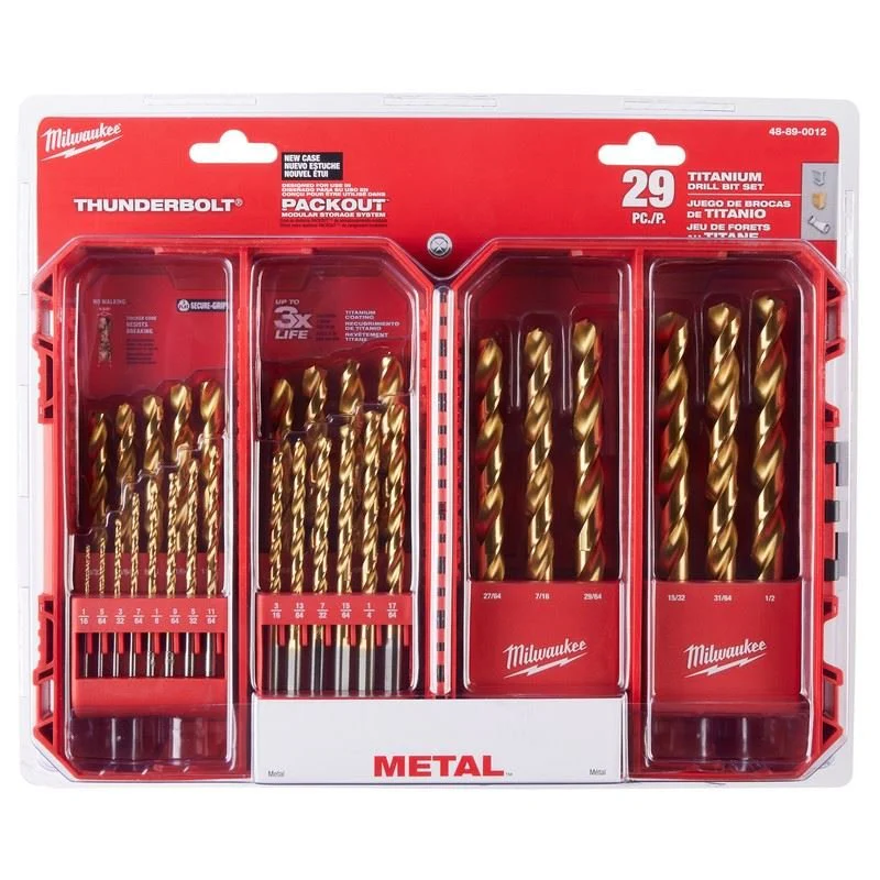 Milwaukee 48-89-0012 THUNDERBOLT Titanium Drill Bit Set - 29PC - Image 2