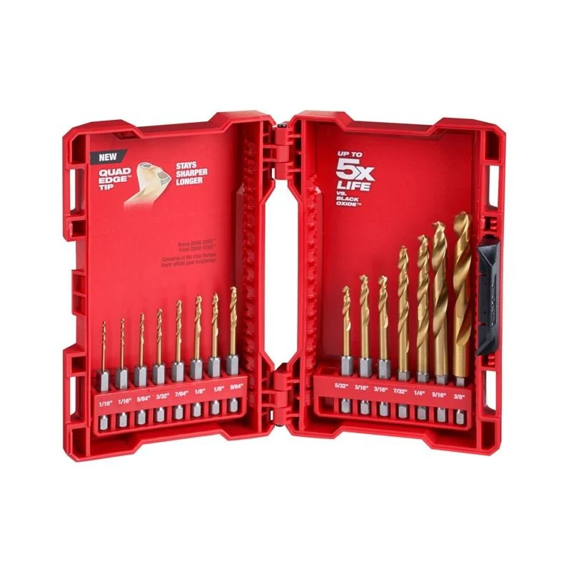 Milwaukee 48-89-4630 SHOCKWAVE Impact-Duty Titanium Drill Bit Set (15-Piece) - Image 2