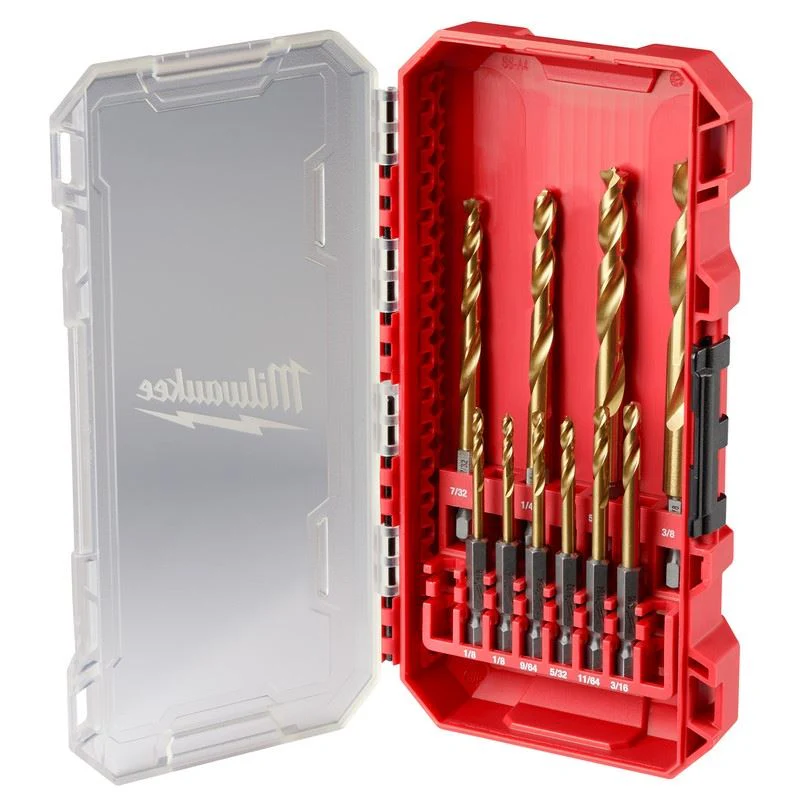 Milwaukee 48-89-4633 SHOCKWAVE Impact Duty RED HELIX Titanium Drill Bit Set - 10PC - Image 4
