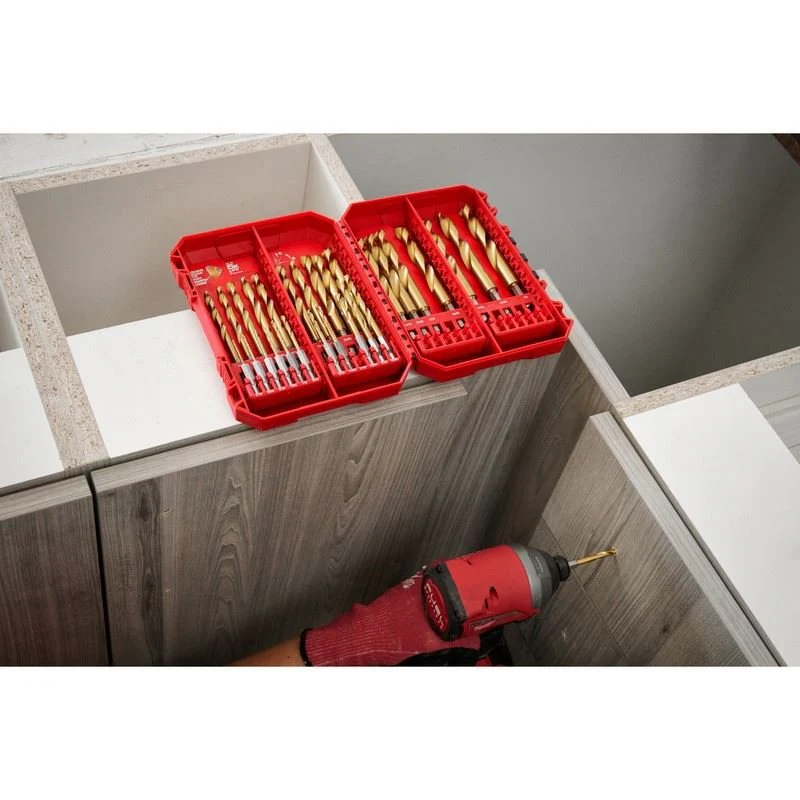 Milwaukee 48-89-4672 SHOCKWAVE Impact Duty RED HELIX Titanium Drill Bit Set - 29PC - Image 2