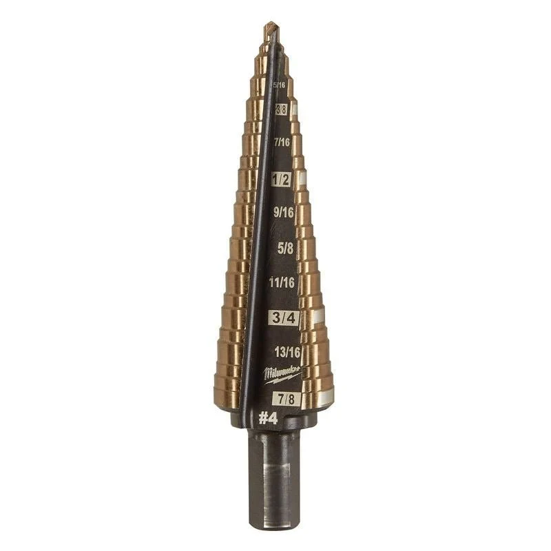 Milwaukee 48-89-9284 No.4 (3/16 - 7/8 in) Cobalt Step Drill Bit - Image 2